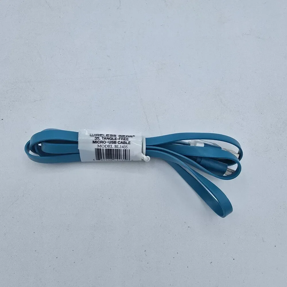 Wireless Gear 3FT Micro USB Smooth Cable - Blue